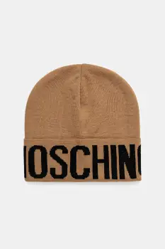 Moschino caciula de lana culoarea maro, M3349 65457 imagine