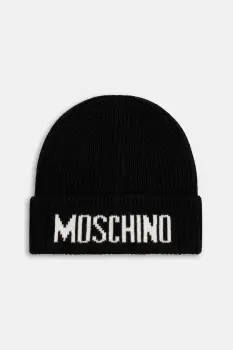 Moschino caciula de lana culoarea negru, M5875 60808 imagine