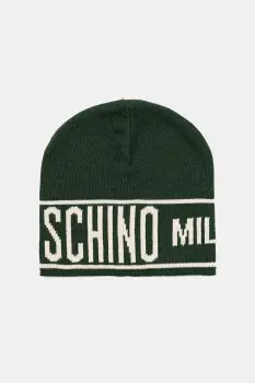 Moschino caciula de lana culoarea verde, din tesatura unia, M5633 60081 imagine