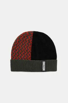 Moschino caciula de lana culoarea verde, M3338 65448 imagine