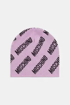 Moschino caciula de lana culoarea violet, M5859 60112 imagine