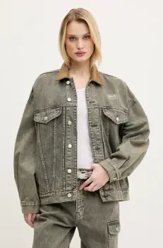 Moschino Jeans geaca culoarea gri, de tranzitie, 0508 3218 imagine