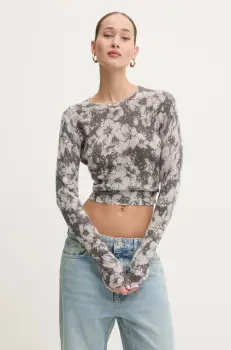 Moschino Jeans pulover de lana femei, culoarea gri, light, A0918 8704 imagine