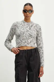 Moschino Jeans pulover din amestec de lana femei, culoarea gri, calduros, 0903.8202 imagine