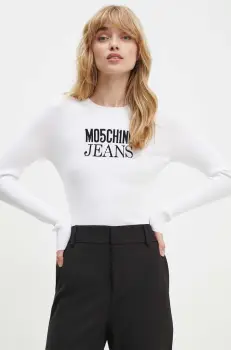 Moschino Jeans pulover femei, culoarea bej, light, 0926.8205 imagine