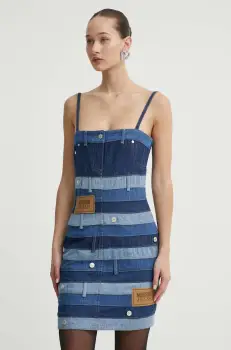 Moschino Jeans rochie jeans mini, mulata imagine