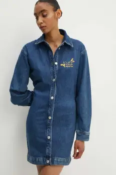 Moschino Jeans rochie jeans mini, oversize, 0404.8223 imagine