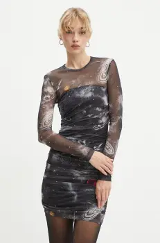 Moschino Jeans rochie mini, mulata, A0452 8739 imagine