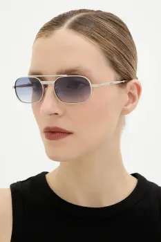 Moschino ochelari de soare culoarea argintiu, MOS198/S imagine