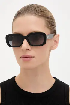 Moschino ochelari de soare culoarea negru, MOS199/S imagine