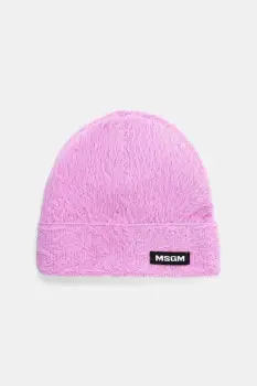 MSGM caciula din amestec de lana culoarea roz, 3941MDL12.257751 imagine