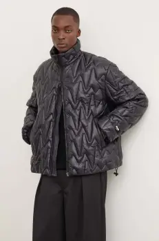 MSGM geaca barbati, culoarea negru, de iarna, 3740MH05.247532 imagine