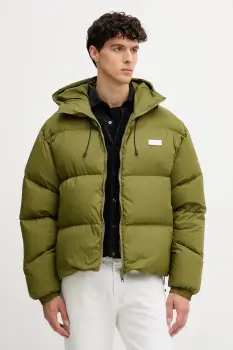 MSGM geaca de puf culoarea verde, de iarna, 3940MH08.257623 imagine