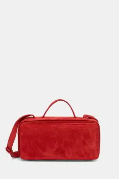 MSGM geanta de mana din piele intoarsa culoarea rosu, 3941MDZ58.966 imagine