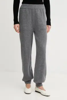 MSGM pantaloni de trening de lana culoarea gri, melanj, 3941MDP190.257785 imagine