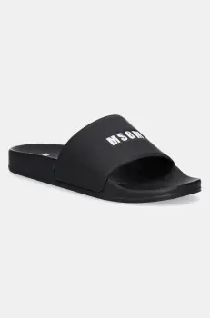 MSGM papuci barbati, culoarea negru, 3840MS208 imagine