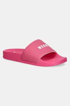 MSGM papuci femei, culoarea roz, 3841MDS208 imagine