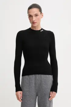 MSGM pulover culoarea negru, cu turtleneck, 3941MDM217.257784 imagine