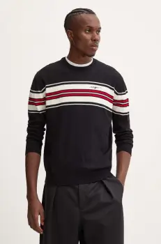 MSGM pulover de lana barbati, culoarea negru, light, 3740MM208.247594 imagine