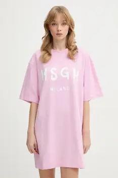 MSGM rochie din bumbac imagine