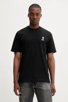 MSGM tricou din bumbac culoarea negru, cu imprimeu, 3940MM117.257798 imagine