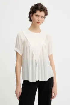 MUNTHE bluza PERILLA culoarea bej, uni, 252100025231 imagine