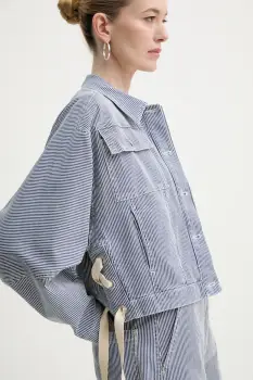 MUNTHE geaca de blugi din bumbac FAMKE de tranzitie, 251150025106 imagine