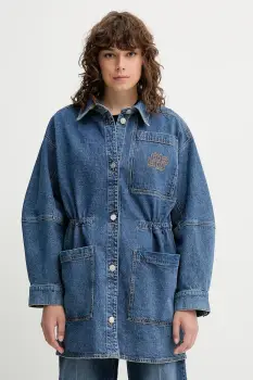 MUNTHE geaca din denim PRICKLY de tranzitie, oversize, 252150725204 imagine