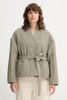 MUNTHE geaca PIFITA culoarea verde, de tranzitie, oversize, 252151525201 imagine