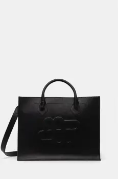 MUNTHE geanta de piele FRANCI culoarea negru, 251190525151 imagine