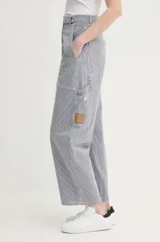 MUNTHE pantaloni FANCIE femei, fason cargo, high waist, 251141425106 imagine