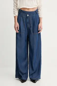 MUNTHE pantaloni PAYTEN lat, high waist, 252142525207 imagine