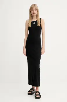 MUNTHE rochie FEZZA culoarea negru, maxi, mulata, 255132025562 imagine