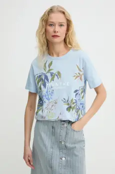 MUNTHE tricou din bumbac SILLY femei, 244110124460 imagine