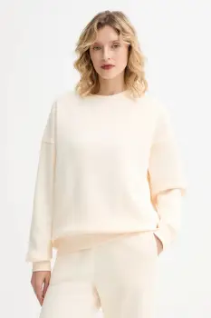 MUUV. bluza MUUV. x Answear culoarea bej, uni imagine