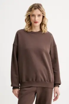 MUUV. bluza MUUV. x Answear culoarea maro, uni imagine