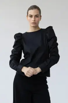 Muuv bluza pentru femei cu bumbac MIEL imagine
