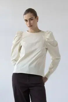 Muuv bluza pentru femei cu bumbac MIEL imagine