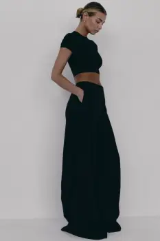 Muuv. pantaloni wide leg pentru femei JOIA imagine