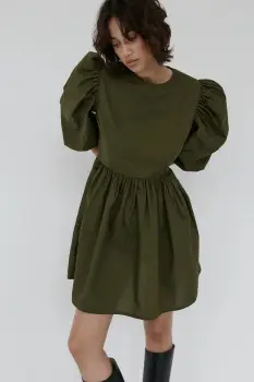 Muuv. rochie evazata din bumbac KAWAI imagine