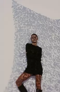 MUUV. rochie Sukienka Krotka Ready Or Not culoarea negru, mini, mulata imagine