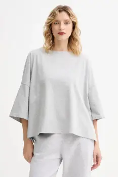 MUUV. tricou din bumbac MUUV. x Answear culoarea gri imagine