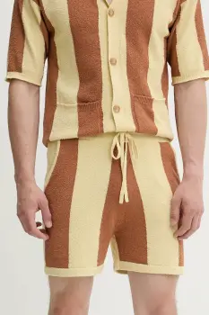 Nanushka pantaloni scurti  BRENT culoarea bej, NM25SSST10811 imagine
