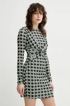 Nanushka rochie HESTIAH culoarea negru, maxi, drept, NW25RSDR16399 imagine