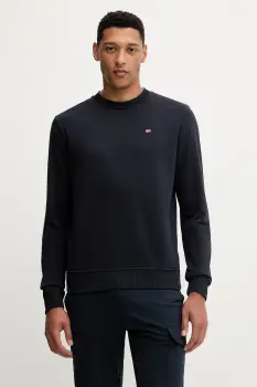 Napapijri bluza Balis Crew culoarea albastru marin, uni, NP0A4FQW1761 imagine