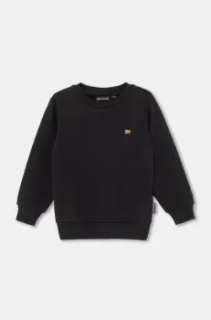 Napapijri bluza copii BALIS C 2 culoarea negru, neted, NP0A4GMS0411 imagine