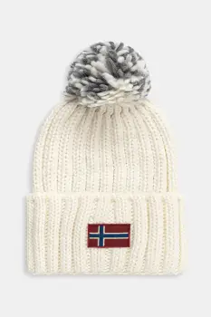 Napapijri caciula din amestec de lana Semiury culoarea bej, NP0A4GKCN1J1 imagine