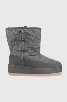 Napapijri cizme de iarna River femei, culoarea gri imagine