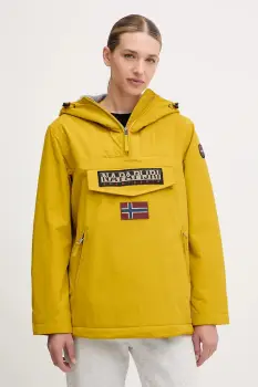 Napapijri geaca Rainforest culoarea galben, de tranzitie, NP0A4GM6Y1O1 imagine