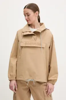 Napapijri geaca Rainforest culoarea maro, de tranzitie, NP0A4IKZN1Q1 imagine